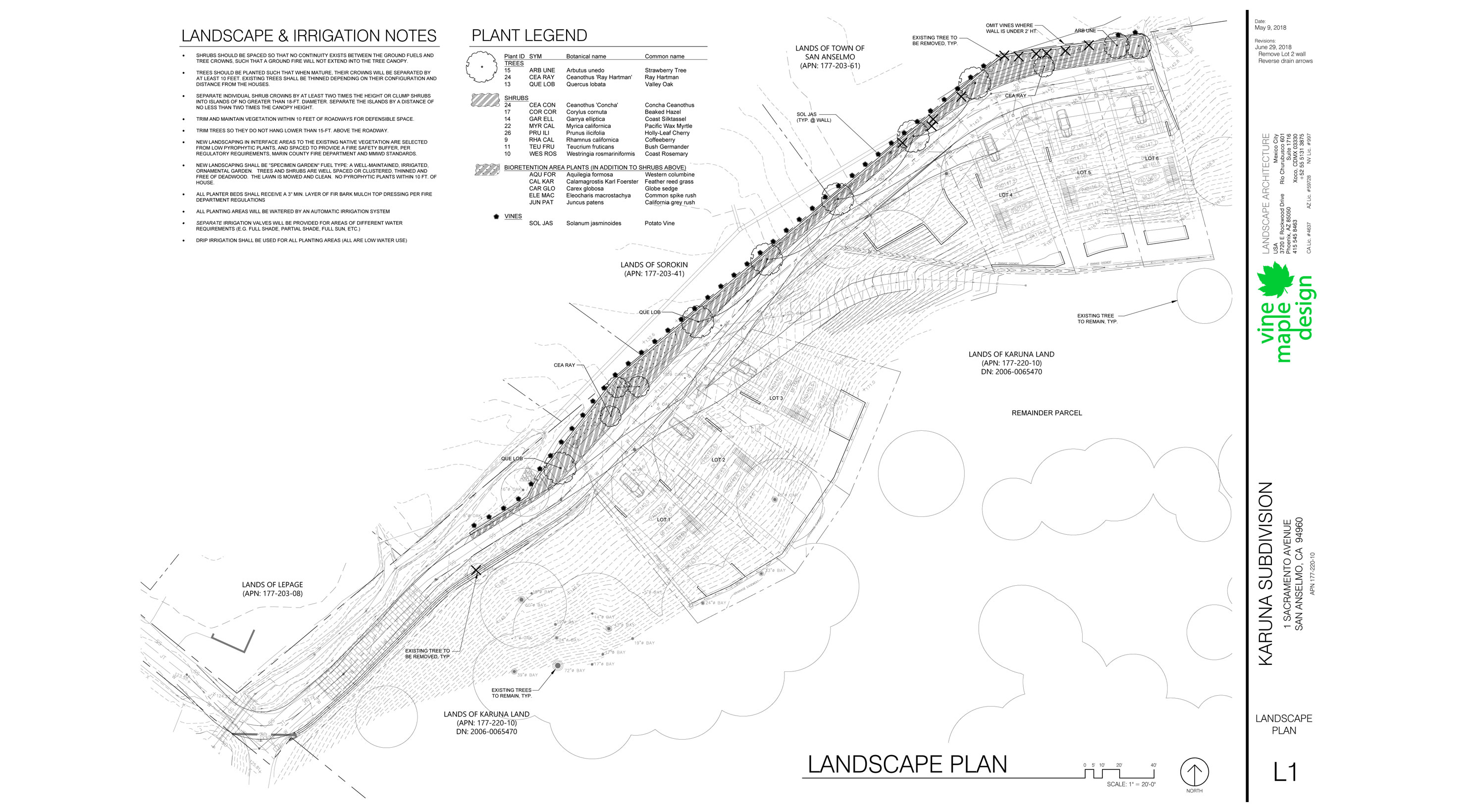 Karuna Landscape Plan